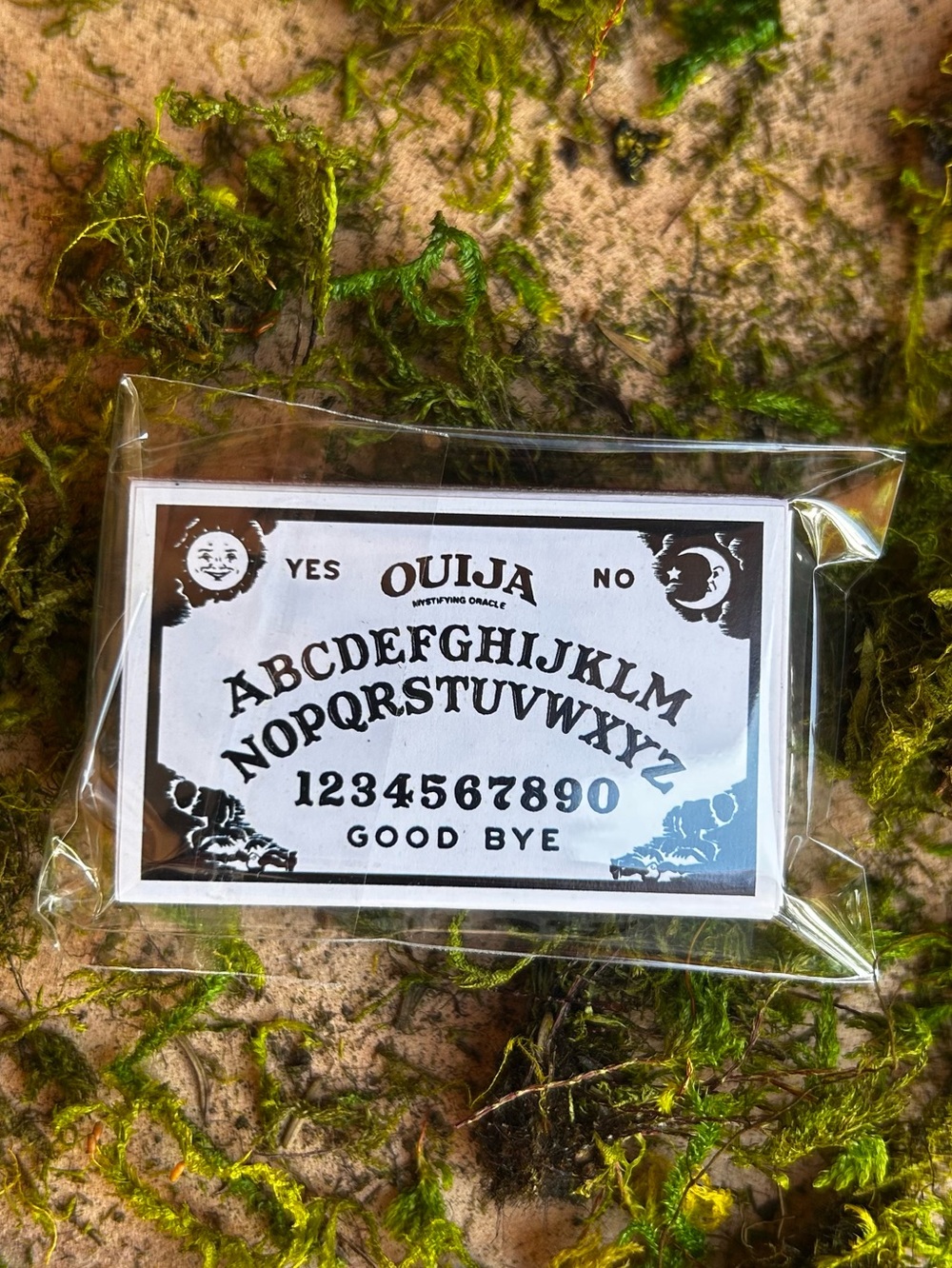 Mini Ouija Board MatchBox — Black & White Brand New